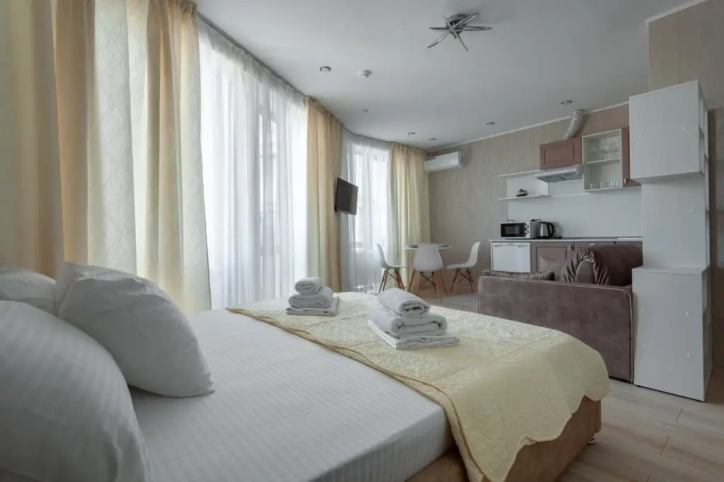 Сочи: Апартаменты Deluxe Apartment Крымская 44А