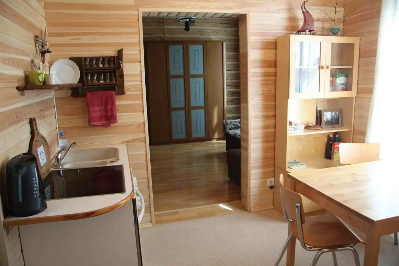 Сортавала: Log cabin in the center