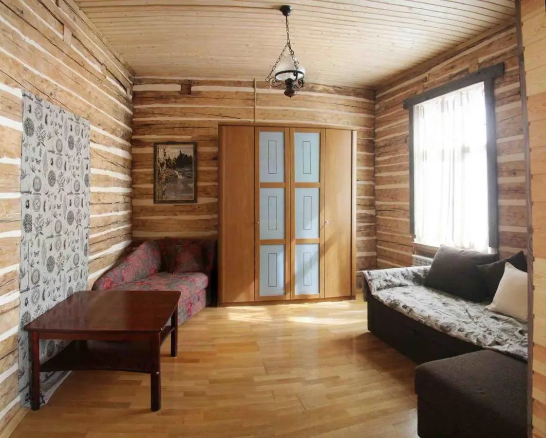 Сортавала: Log cabin in the center