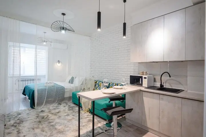 Алматы: super cozy studio near the lake