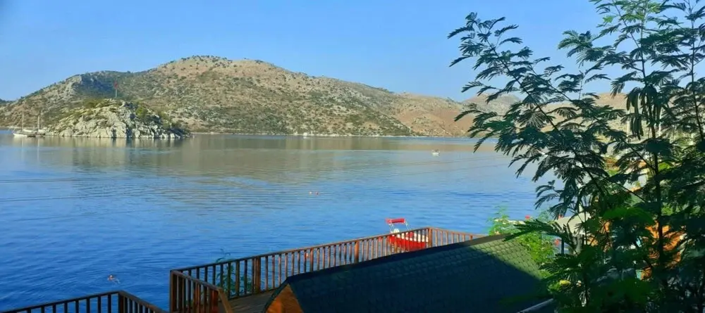 Ортакент: Bungalow With Pier Terrace View in Bozburun