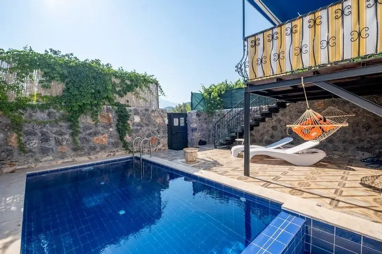 Фетхие: Fethiye Kayaköy' de Muhafazakar Özel Havuzlu Ev