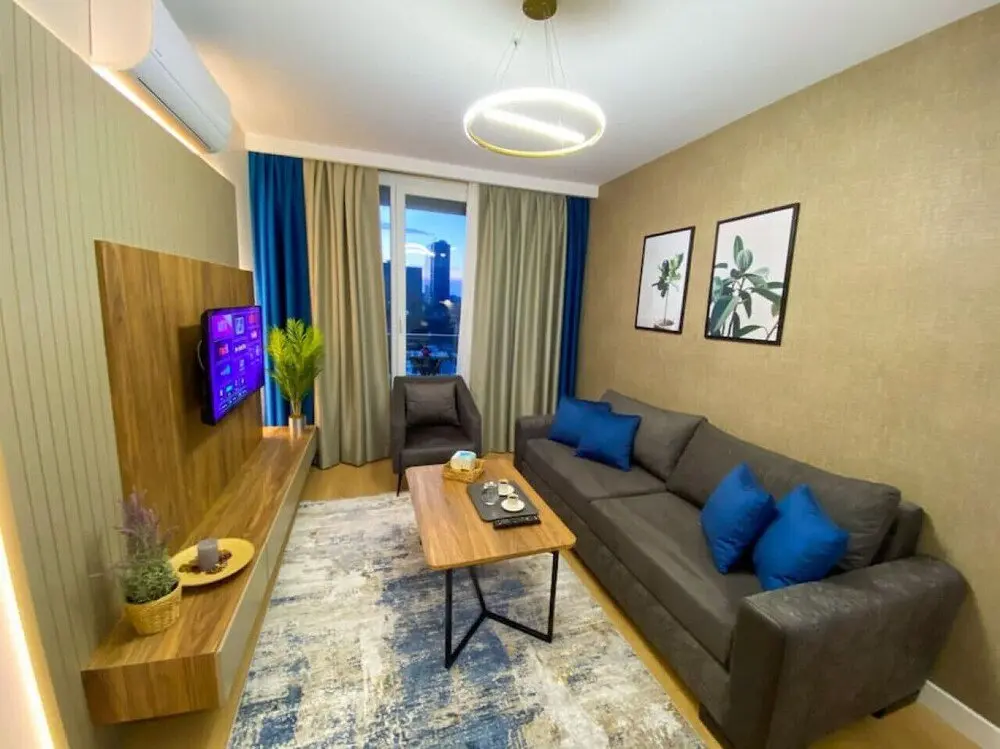 Стамбул: Brand-new Elegant 1 1 Apartment With Terrace - Core Living