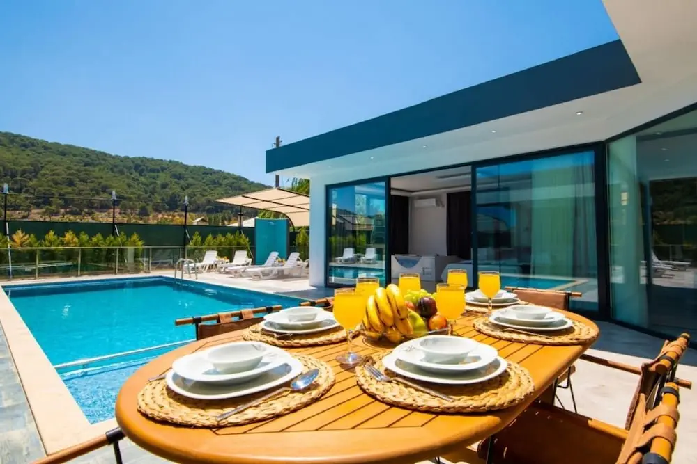 Сарыбелен: Dreamy Villa With Private Pool and Jacuzzi in Kas