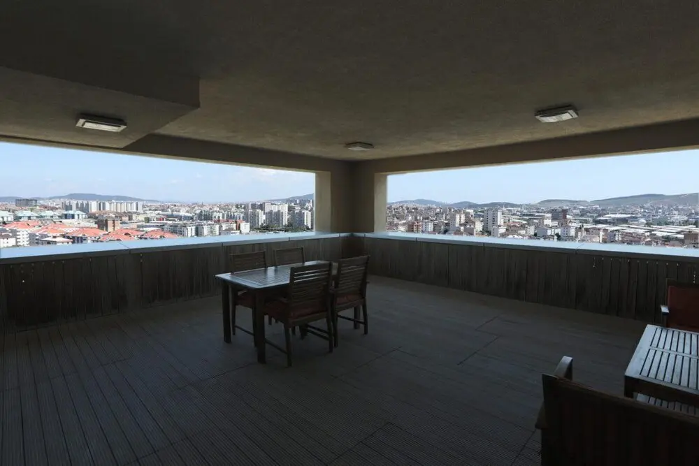 Стамбул: Vibrant Residance Flat With City View in Umraniye