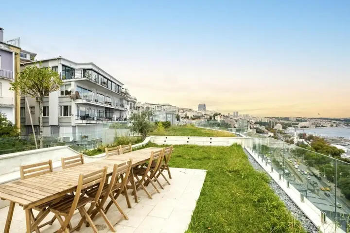 Стамбул: Excellent Flat w 360 Bosphorus View in Cihangir