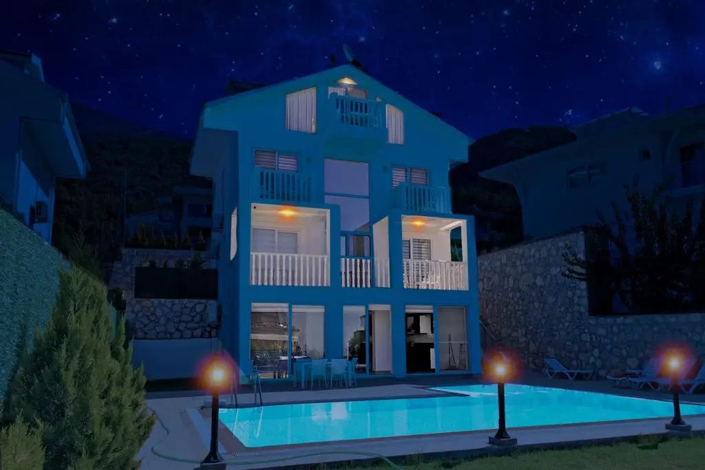 Фетхие: Вилла Yasin Villa. Özel Havuzlu 4 yatak odalı Lüks Tatil Villası