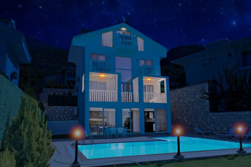 Фетхие: Вилла Yasin Villa. Özel Havuzlu 4 yatak odalı Lüks Tatil Villası