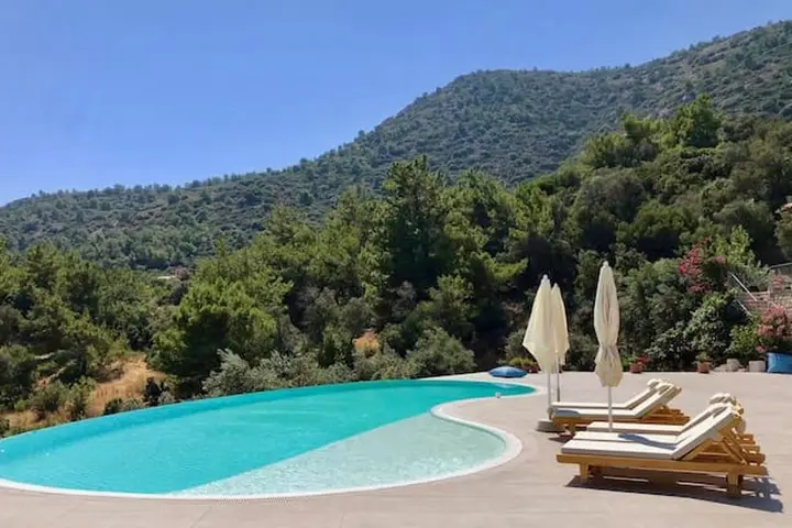 Датча: Villa with 5 Bedrooms in Datça, with Wonderful Sea View, Private Pool, Enclosed Garden - 2 Km From the Beach