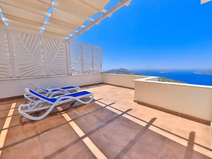 Калкан: Villa with 5 Bedrooms in Ka?, with Wonderful Sea View, Private Pool And Enclosed Garden - 3 Km From the Beach