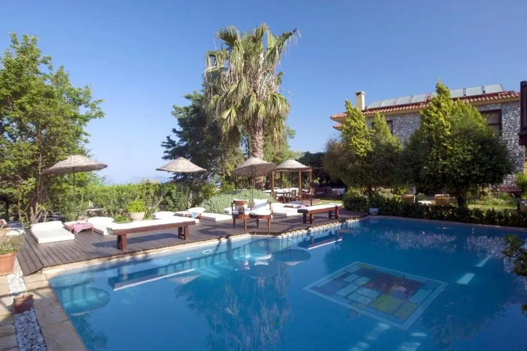 Фетхие: Villa with 6 bedrooms in Fethiye with wonderful sea view private pool enclosed garden 2 km from the beach