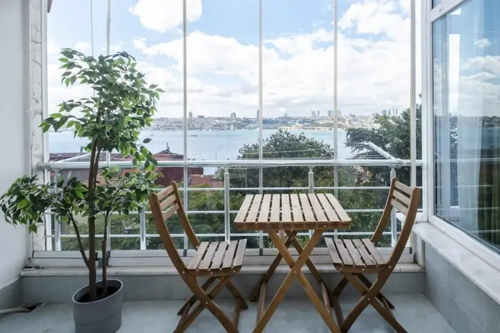 Стамбул: Missafir Apartment With a Panoramic Bosphorus View