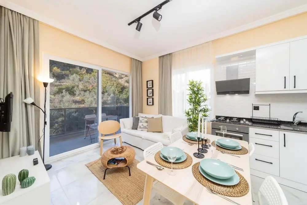 Аланья: Modern Flat With Shared Pool and Balcony in Alanya