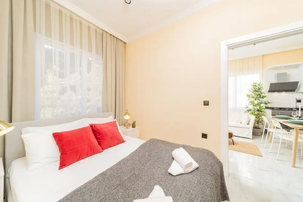 Аланья: Modern Flat With Shared Pool and Balcony in Alanya