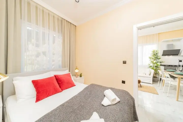 Аланья: Modern Flat With Shared Pool and Balcony in Alanya