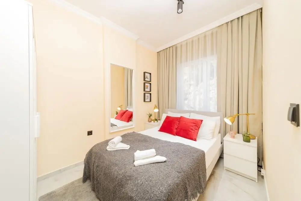 Аланья: Modern Flat With Shared Pool and Balcony in Alanya