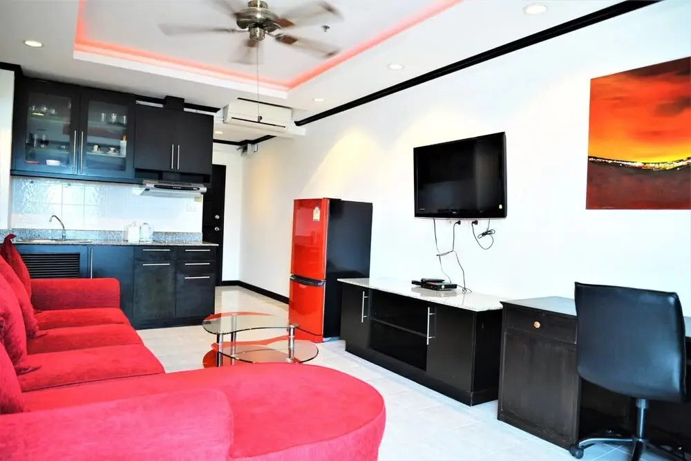 Паттайя: 4th Floor 1 bed Condo Jomtien