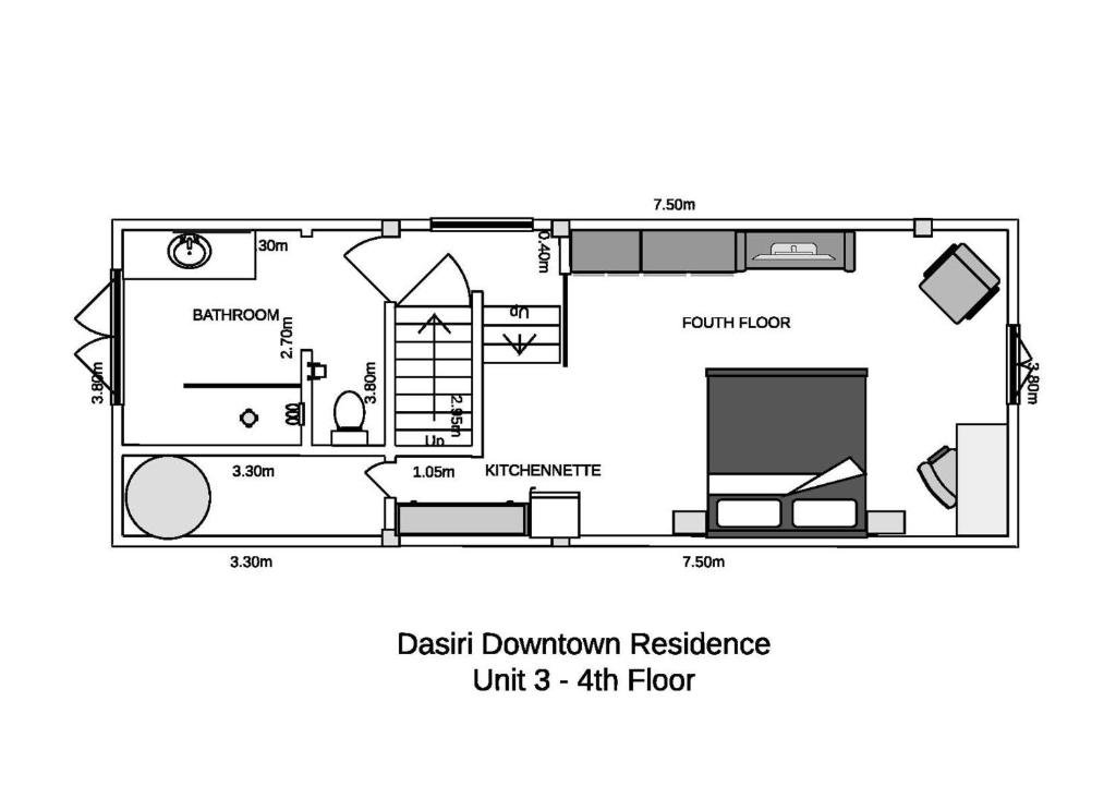 Бангкок: Dasiri Downtown Residence Unit 3