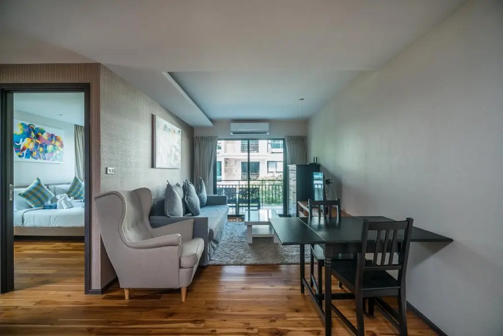 Муанг: The Title Rawai beachfront. Convenient apartment with washer
