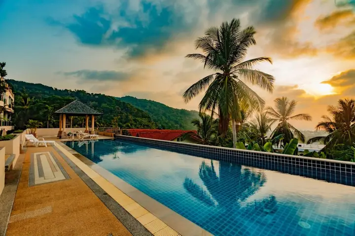 Муанг: Ktv- Sea View Pool Villa in Kata for 10 People Big Buddha Views