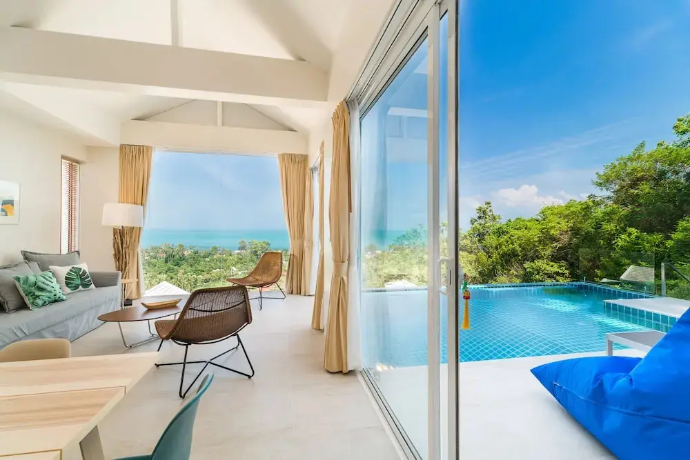 Самуи: HSH V3 4 Bed Sea View Bang Por