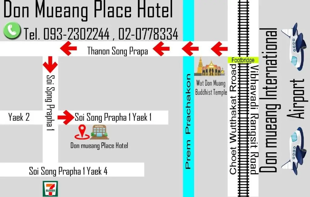 Бангкок: Donmueang Place Hotel