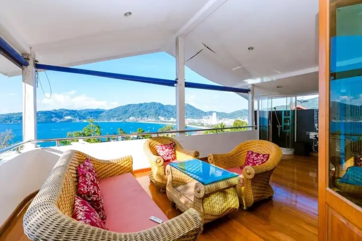 Кату: Patong Indigo cozy villa super sea view芭东五卧室无敌海景