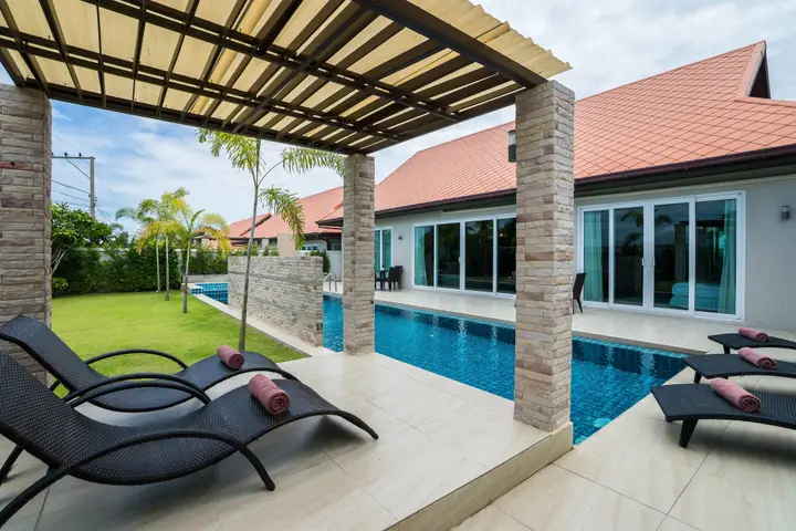 Паттайя: Вилла The Ville Jomtien Pool