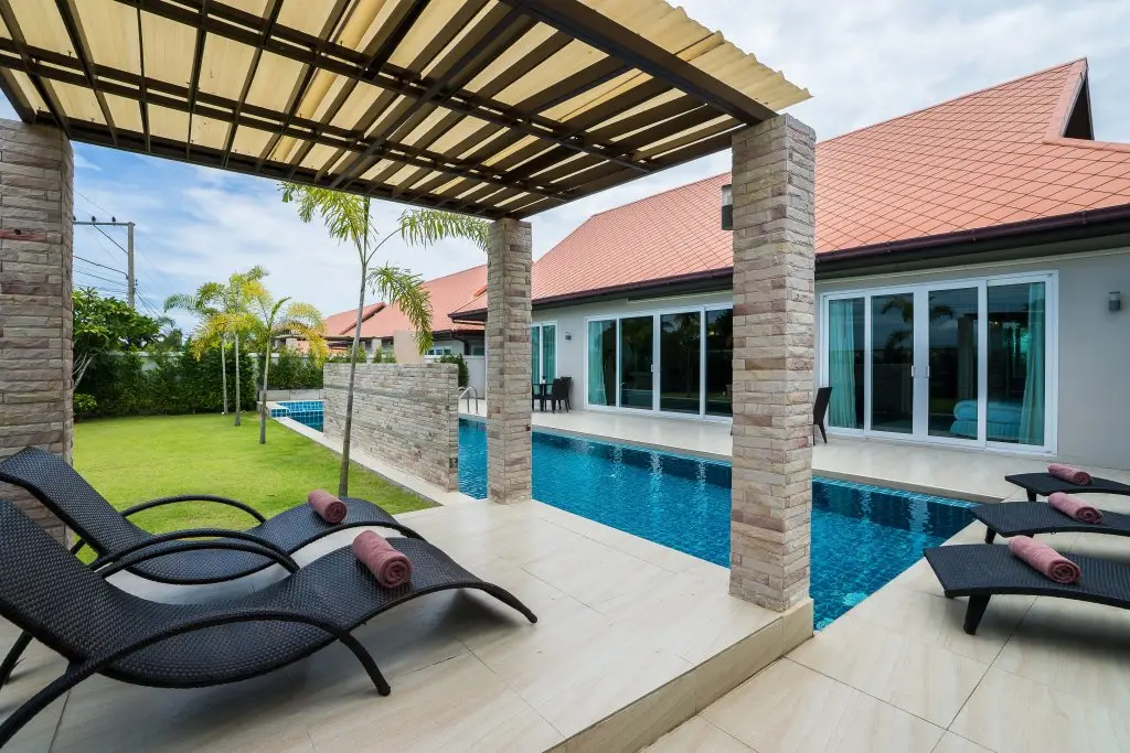 Паттайя: Вилла The Ville Jomtien Pool