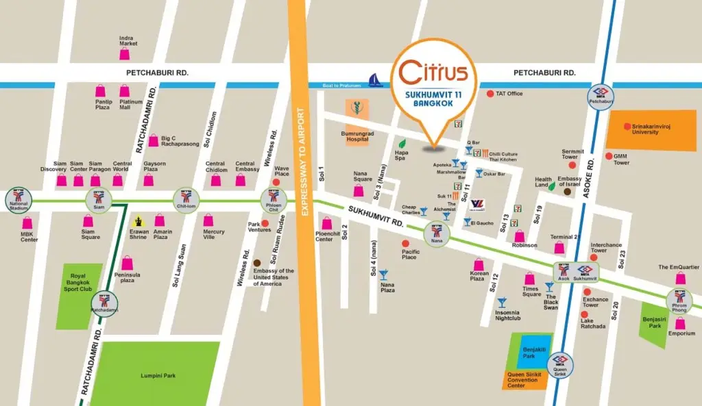 Бангкок: Отель Citrus Sukhumvit 11 by Compass Hospitality