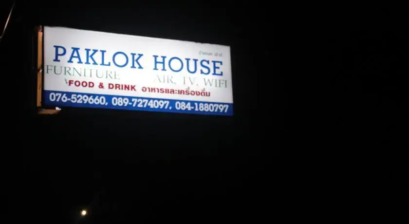 Тхаланг: Paklok House