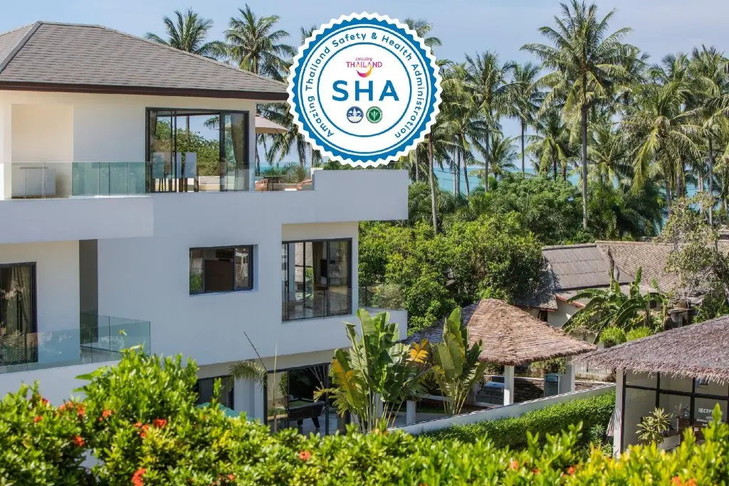Самуи: Beachside Villa Pina Colada with beachclub