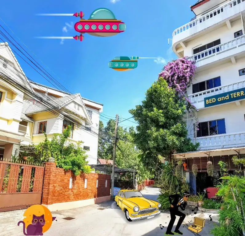 Чиангмай: Bed and Terrace Guesthouse Chiang Mai
