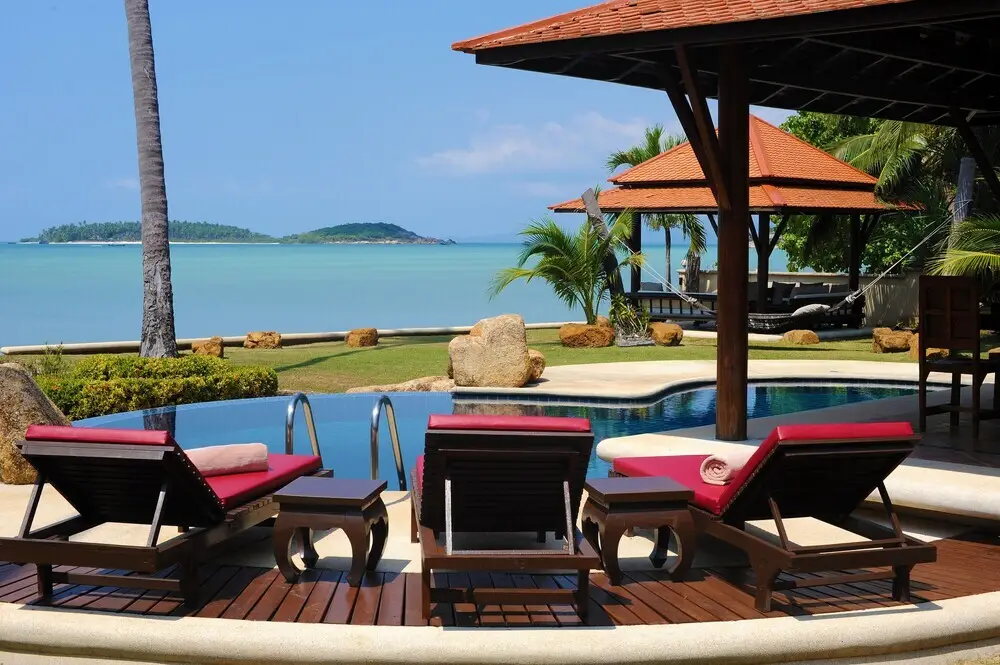 Самуи: All Inclusive 4 Bedroom Beach Front