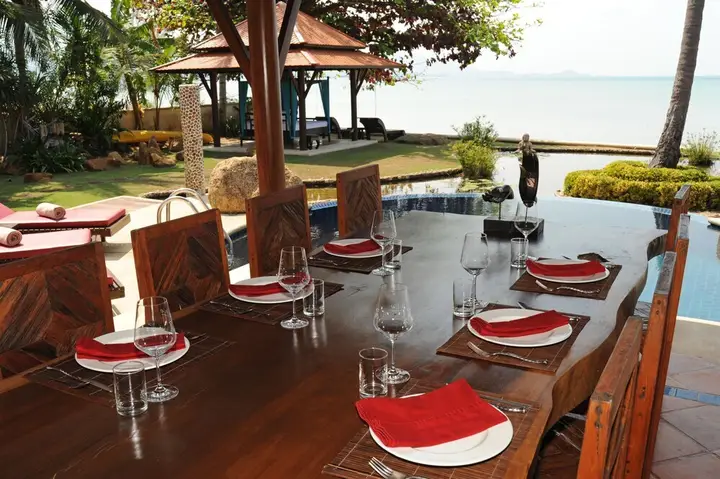 Самуи: All Inclusive 4 Bedroom Beach Front