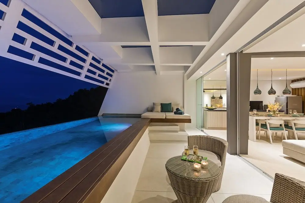Самуи: Villa Atlantis 6 - Deluxe 2Bdr, Sea View, Private Pool - Chaweng Noi