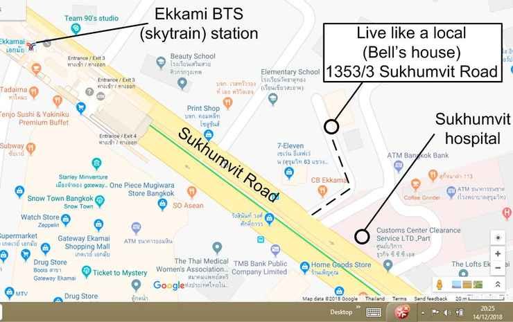 Бангкок: Live like a local in Ekkamai