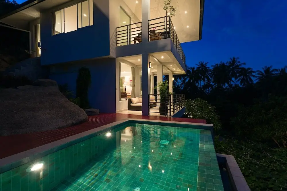 Самуи: Entire Private Pool Sea View Villa
