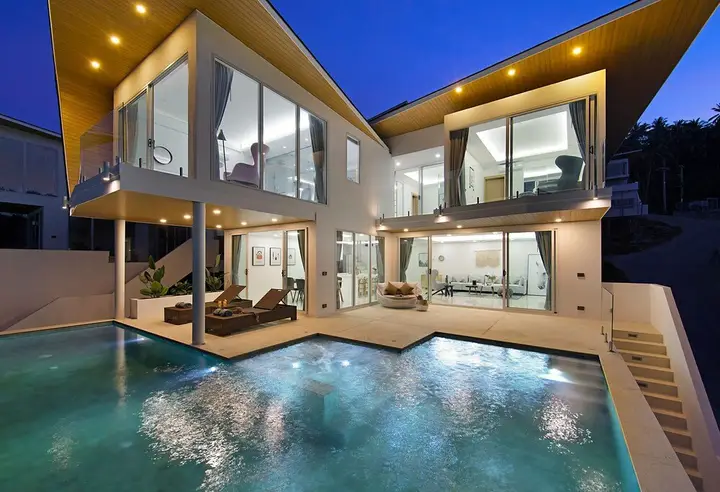 Самуи: Villa Flair Luxury 4-BR sea views