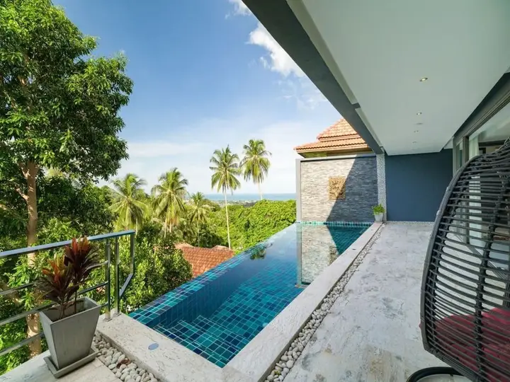Самуи: 3 Bedroom Sea View Villa 2 - Chaweng Noi SDV162-By Samui Dream Villas