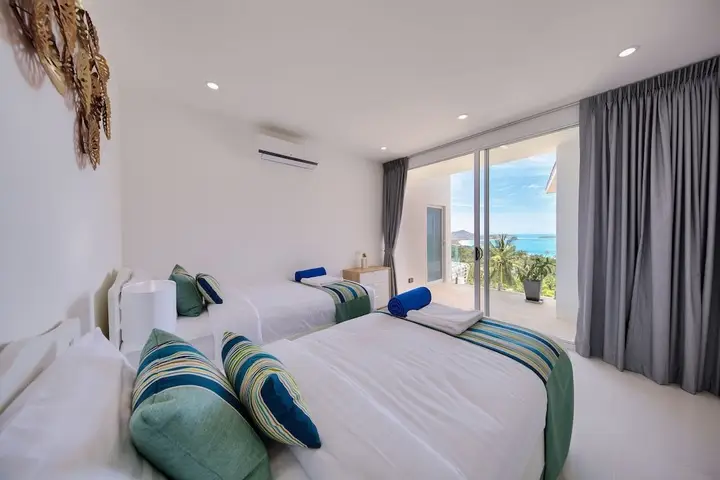 Самуи: Modern styled 3 BR pool Orchid Villa