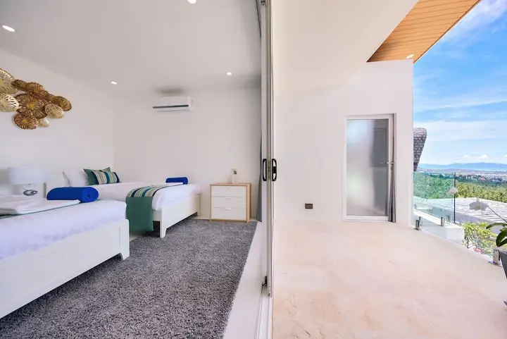 Самуи: Modern styled 3 BR pool Orchid Villa
