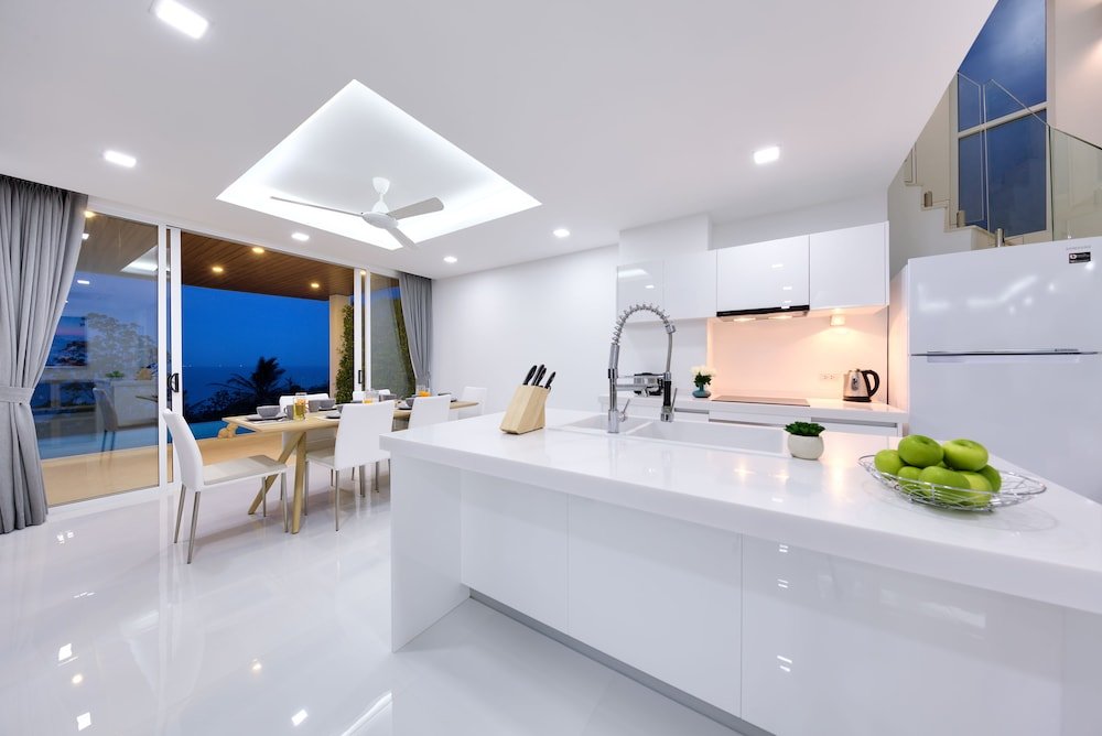Самуи: Modern styled 3 BR pool Orchid Villa