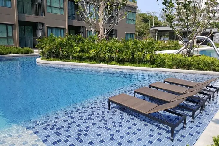 Чаам: The Relaxing Room Pool Access at Rain Resort Condominium Cha Am- Hua Hin