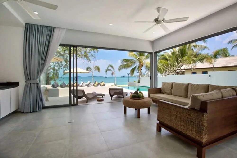 Самуи: 7 Bed Beautiful Beach Front Villa