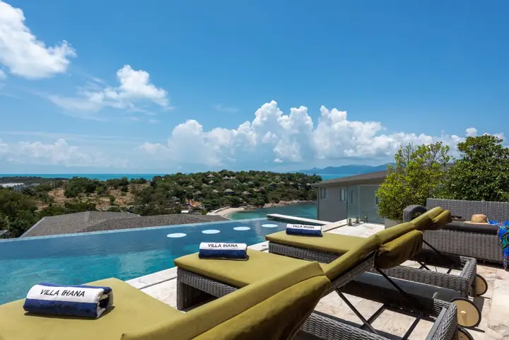 Самуи: Вилла 4 Bed Sea, Sunset Views & 2 Minute Walk to Beach