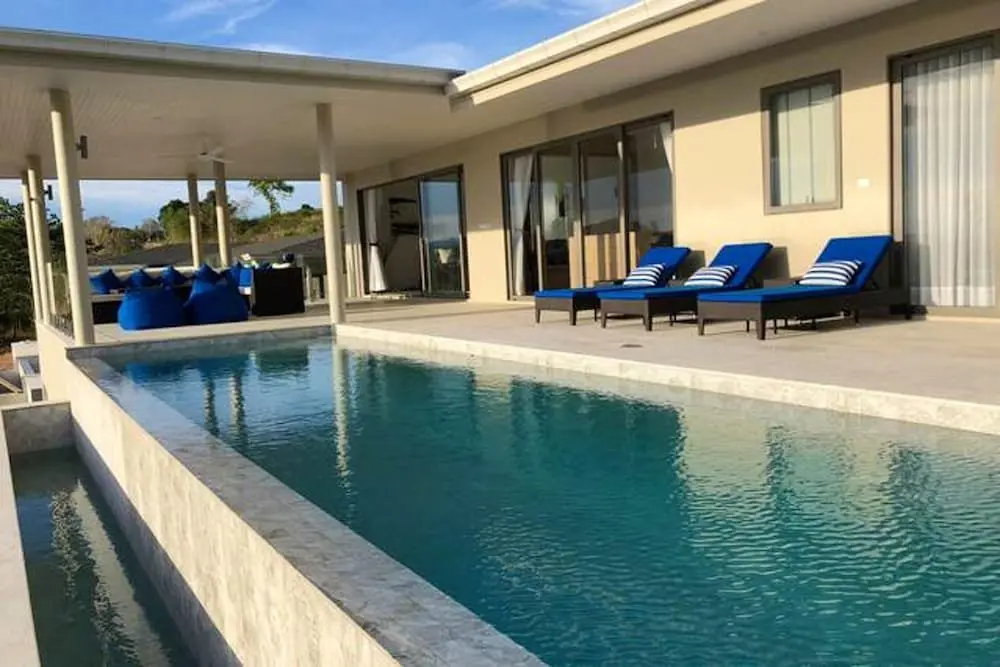 Самуи: Villa With 4 Bedrooms in Tambon Bo Put, With Wonderful sea View, Private Pool, Furnished Terrace - 700 m From the Beach