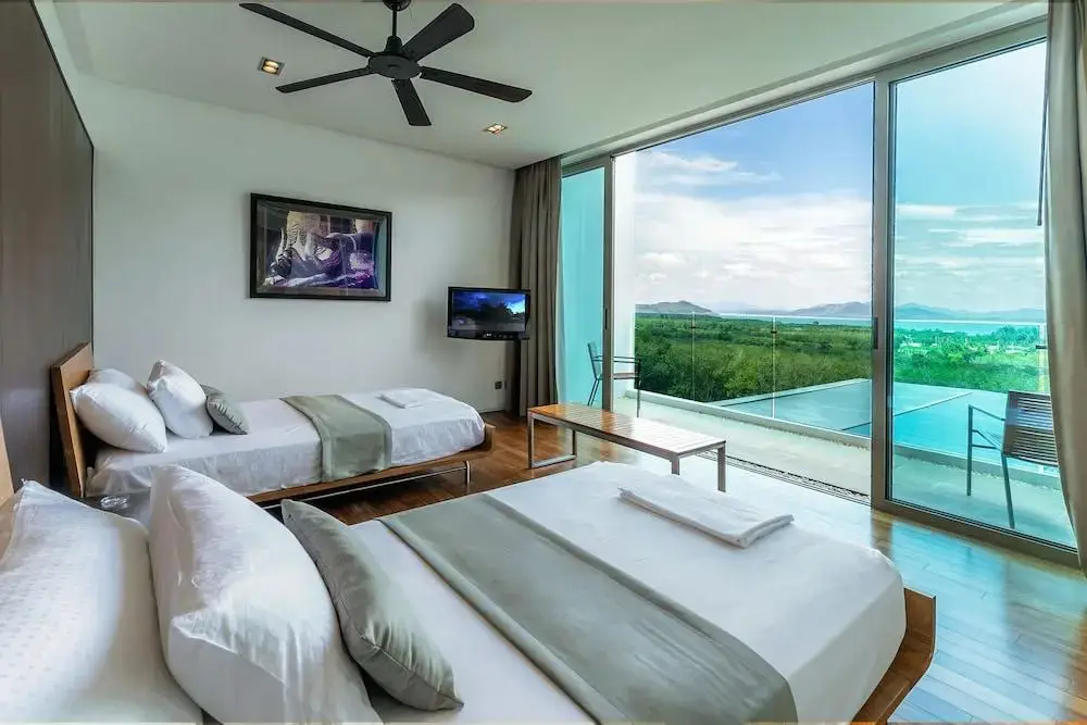 Тхаланг: 4Br Seaview Villa With Gym And Cinema Room