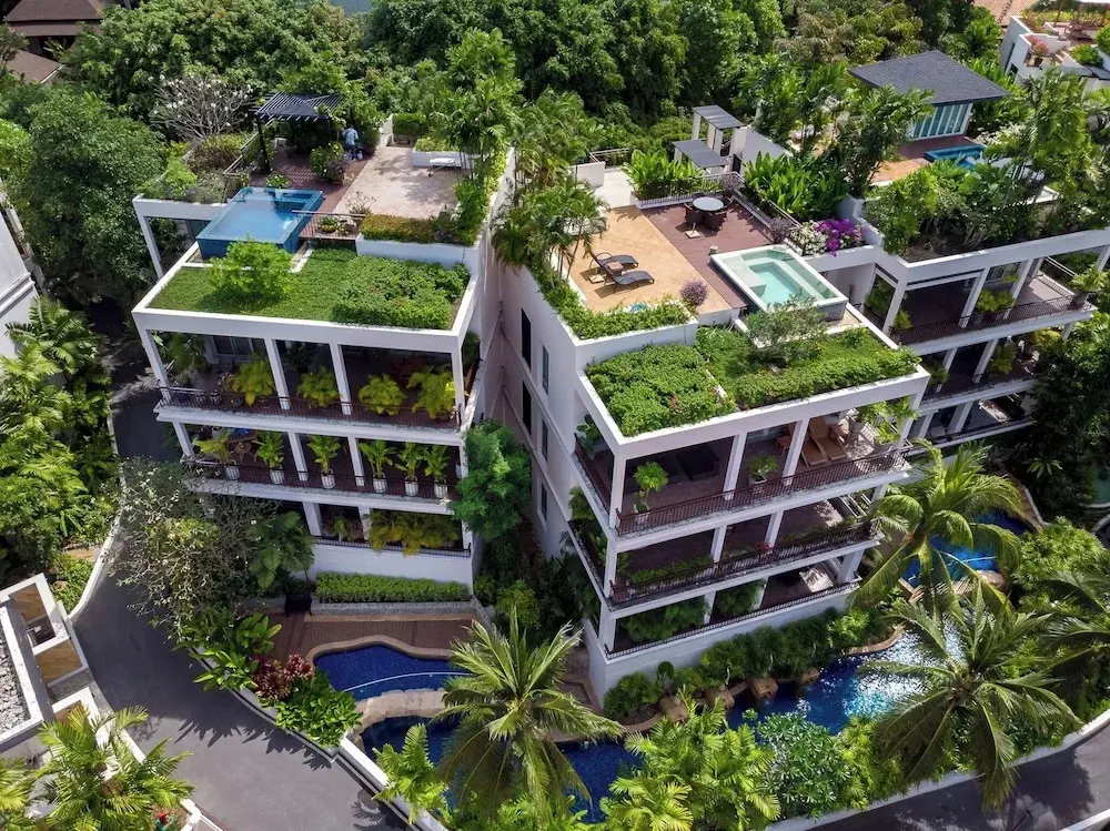 Муанг: Kata Gardens Penthouse Seaview with Pool 8C