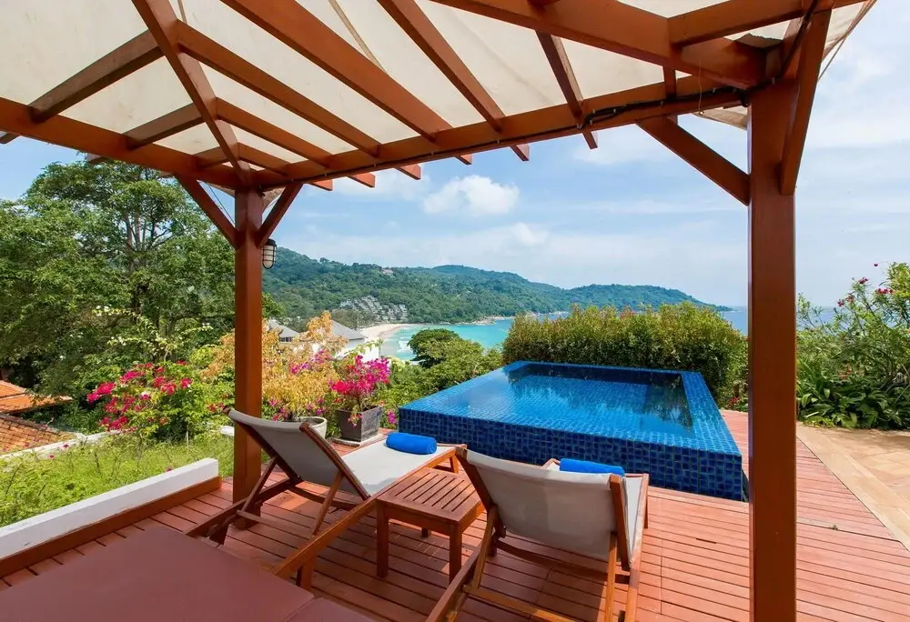 Муанг: Kata Gardens Penthouse Seaview with Pool 8C